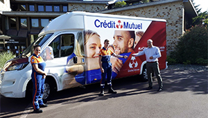 camion crédit mutuel