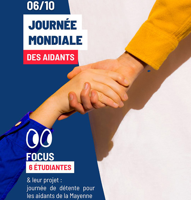 06/10 journée mondiale des aidants - focus 6 étudiantes et leur projet : journée de détente pour les aidants de la Mayenne