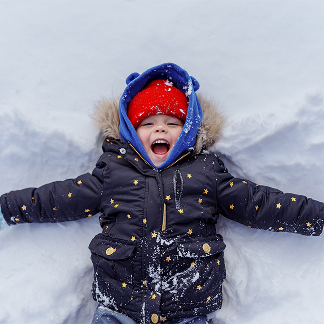 enfant neige