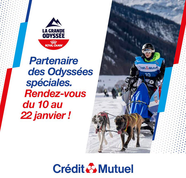 Partenaires des Odyssés spéciales. Rendez-vous du 10 au 22 janvier - Crédit Mutuel