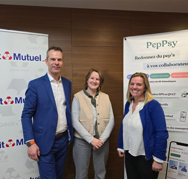 Thierry Menou - Juliette Lachenal - Lucie Mary - Crédit Mutuel et Pepsy