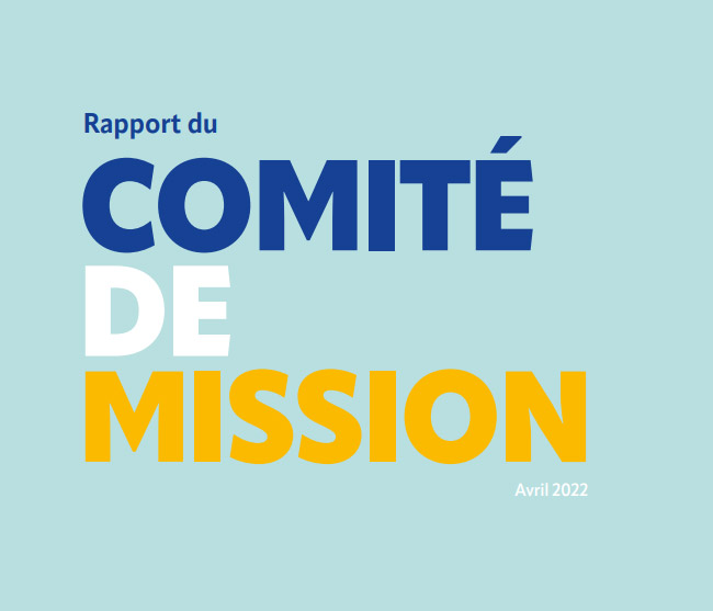 Rapport du comité de mission - avril 2022