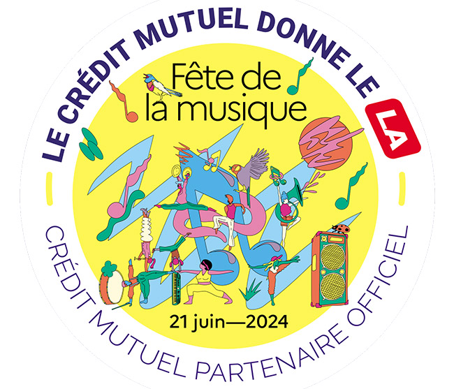 Fête de la musique - Le crédit Mutuel donne le LA - crédit mutuel partenaire officiel