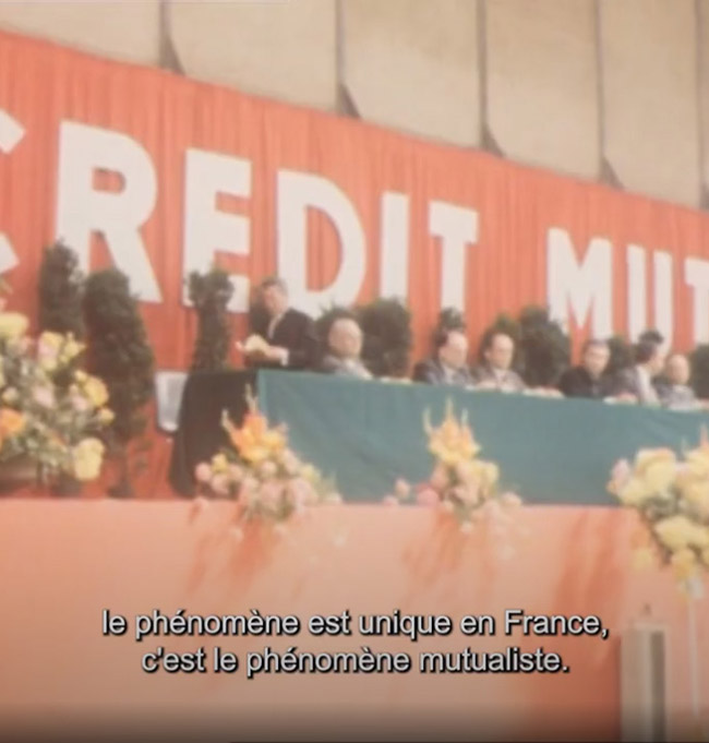 Crédit Mutuel histoire - le phénomène est unique en France, c'est le phénomène mutualiste