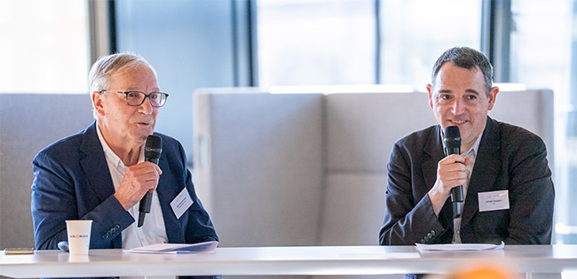 François Bouchon, Président de France Bénévolat et Jérôme Fourquet, Directeur du département « Opinion & Stratégies d’Entreprises », groupe IFOP